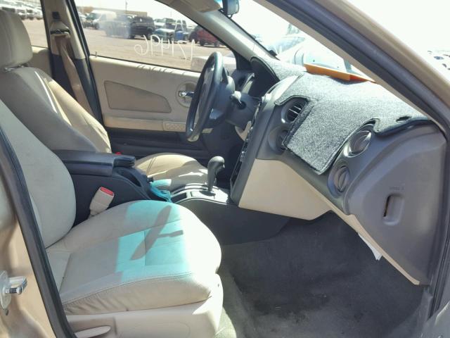 2G2WP522241365313 - 2004 PONTIAC GRAND PRIX ოქროსფერი ფოტო 5