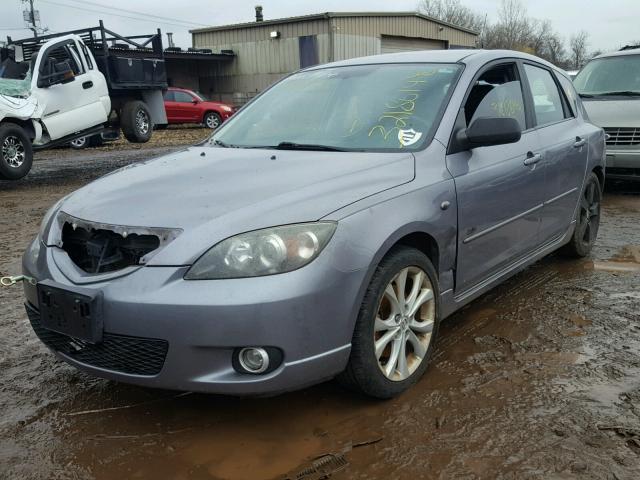 JM1BK343851220576 - 2005 MAZDA 3 HATCHBAC GRAY photo 2