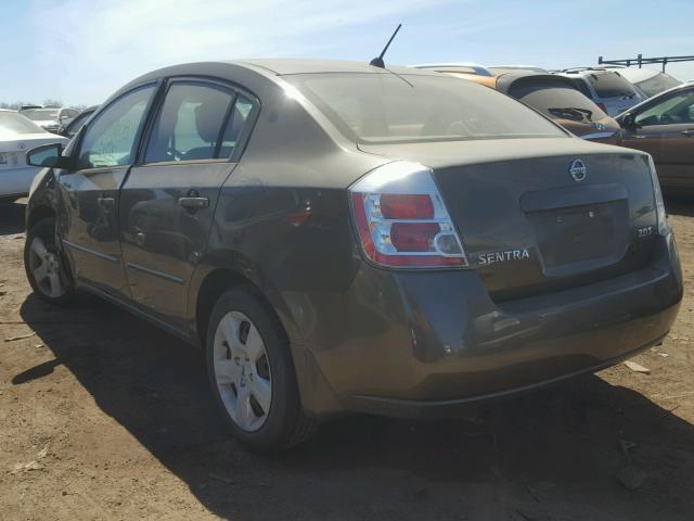 3N1AB61E37L689804 - 2007 NISSAN SENTRA 2.0 BROWN photo 3