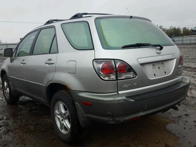 JTJGF10U820121106 - 2002 LEXUS RX 300 GRAY photo 3