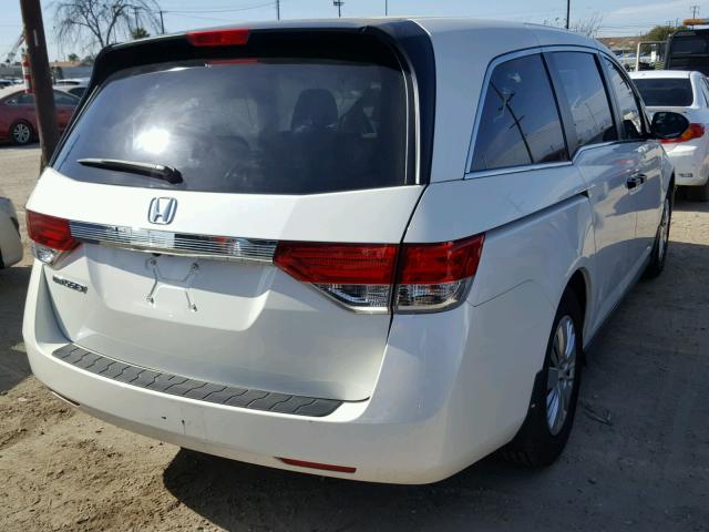 5FNRL5H27HB017070 - 2017 HONDA ODYSSEY LX WHITE photo 4