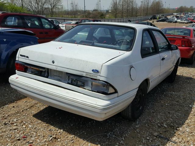 1FAPP31X8PK167833 - 1993 FORD TEMPO GL WHITE photo 4