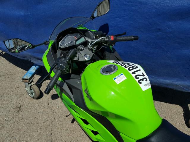 JKAEX8A12FDA21423 - 2015 KAWASAKI EX300 A GREEN photo 5