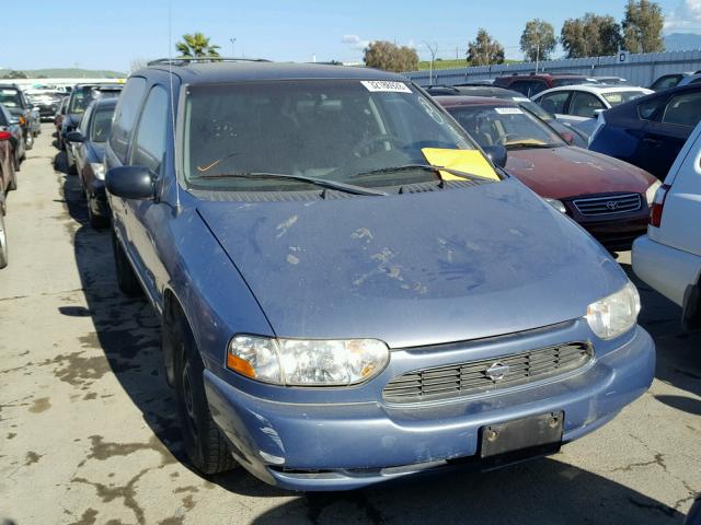 4N2XN11T0XD809352 - 1999 NISSAN QUEST SE BLUE photo 1