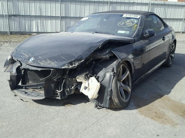 WBAEB53588CX61094 - 2008 BMW 650 I BLACK photo 2