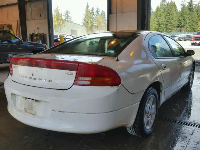 2B3HD46R02H182884 - 2002 DODGE INTREPID S WHITE photo 4