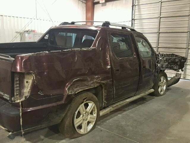 5FPYK1F50CB454364 - 2012 HONDA RIDGELINE MAROON photo 9