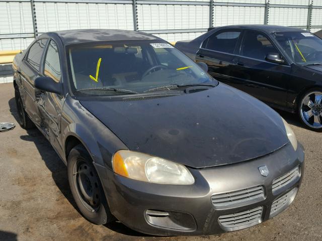 1B3EJ46X71N528364 - 2001 DODGE STRATUS SE GRAY photo 1