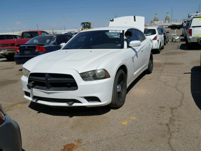 2B3CL1CTXBH551746 - 2011 DODGE CHARGER PO WHITE photo 2