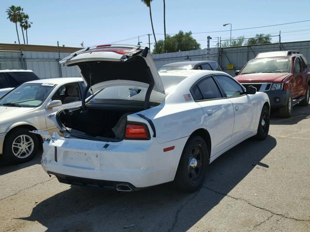 2B3CL1CTXBH551746 - 2011 DODGE CHARGER PO WHITE photo 4