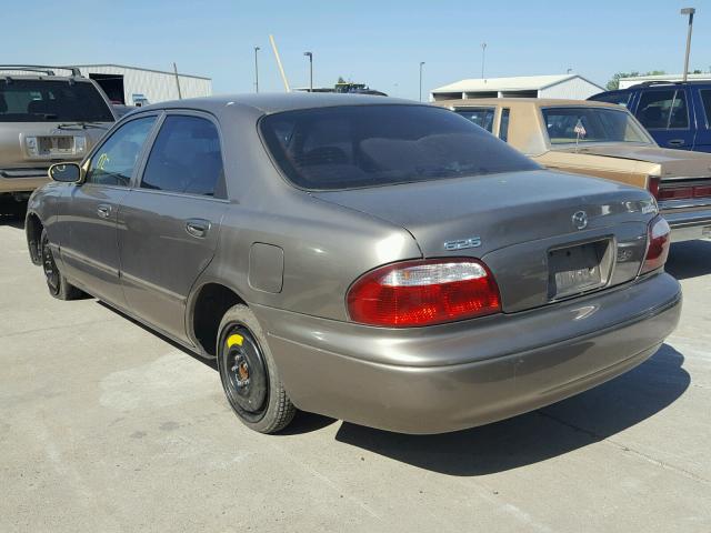 1YVGF22C625290843 - 2002 MAZDA 626 LX BEIGE photo 3