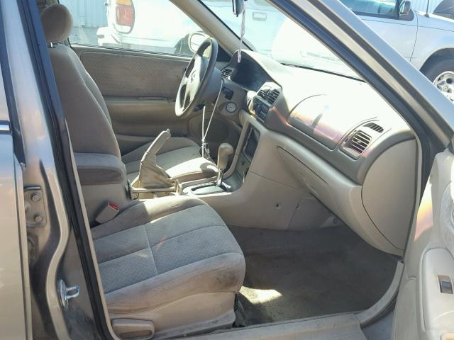 1YVGF22C625290843 - 2002 MAZDA 626 LX BEIGE photo 5