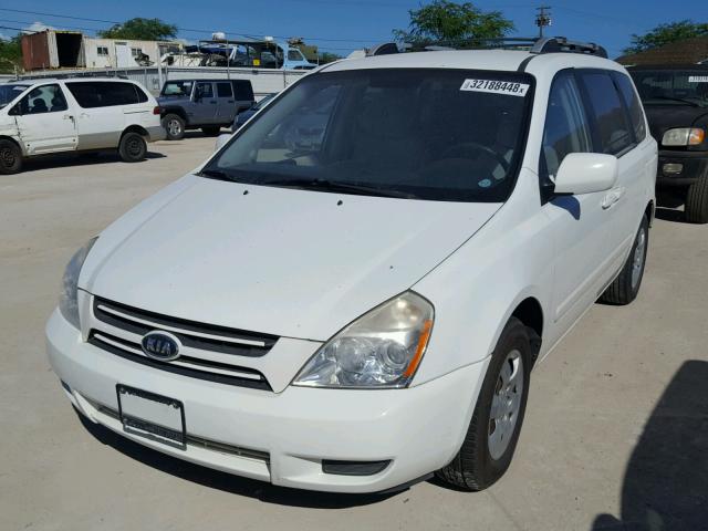 KNDMB133176135891 - 2007 KIA SEDONA EX WHITE photo 2