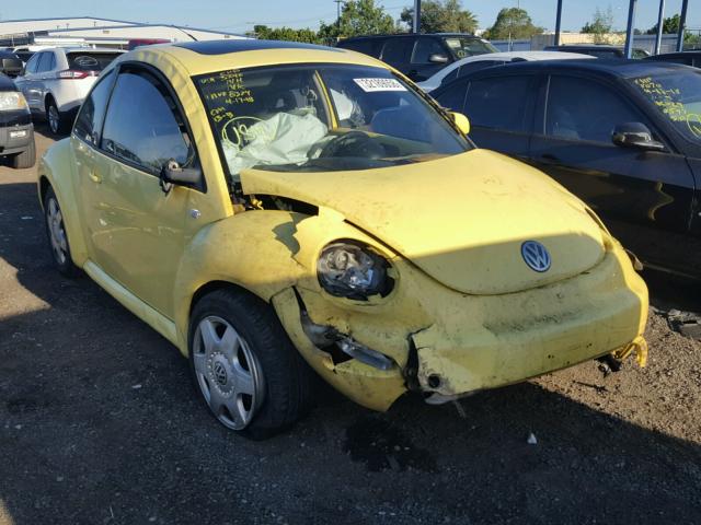 3VWCC21C0YM463240 - 2000 VOLKSWAGEN NEW BEETLE ყვითელი ფოტო 1