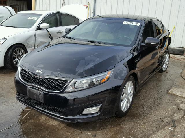 5XXGN4A75FG402252 - 2015 KIA OPTIMA EX BLACK photo 2