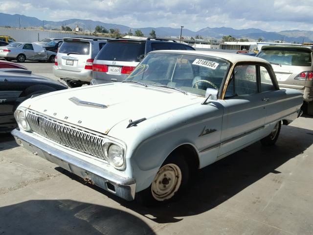 2R11U177878 - 1962 FORD FALCON BLUE photo 2