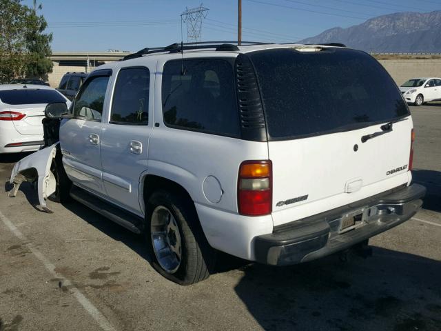 1GNEC13T91R223957 - 2001 CHEVROLET TAHOE C150 WHITE photo 3