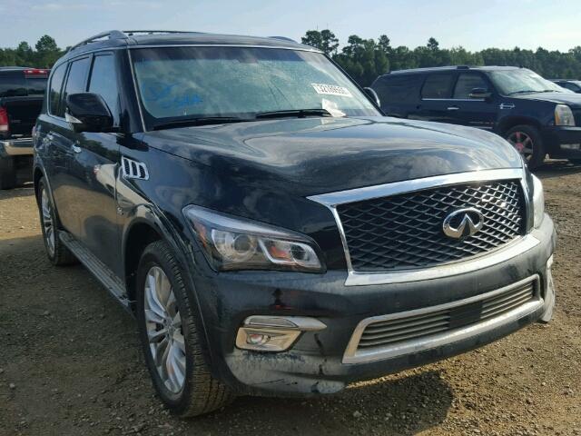 JN8AZ2NC8F9371828 - 2015 INFINITI QX80 BLACK photo 2