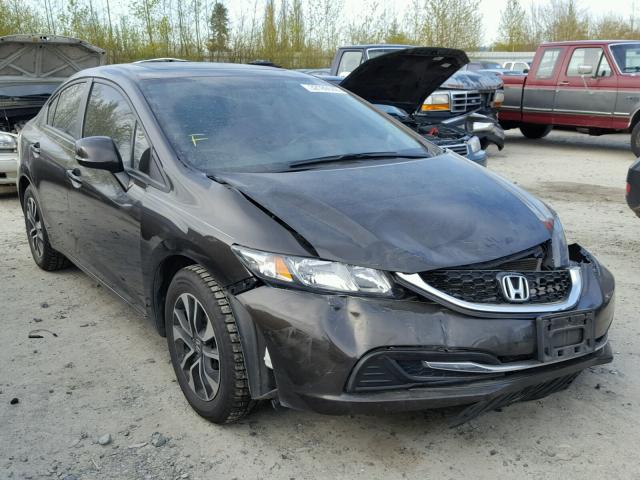 19XFB2F80DE270369 - 2013 HONDA CIVIC EX BLACK photo 1