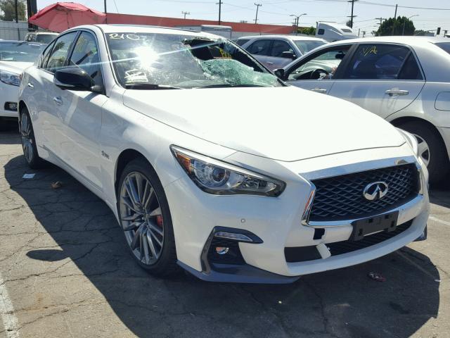 JN1FV7AP3JM461495 - 2018 INFINITI Q50 RED SP WHITE photo 1