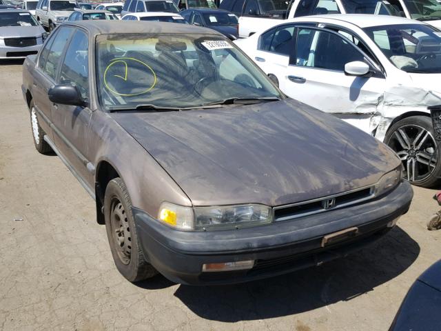 JHMCB7640MC087332 - 1991 HONDA ACCORD DX BROWN photo 1