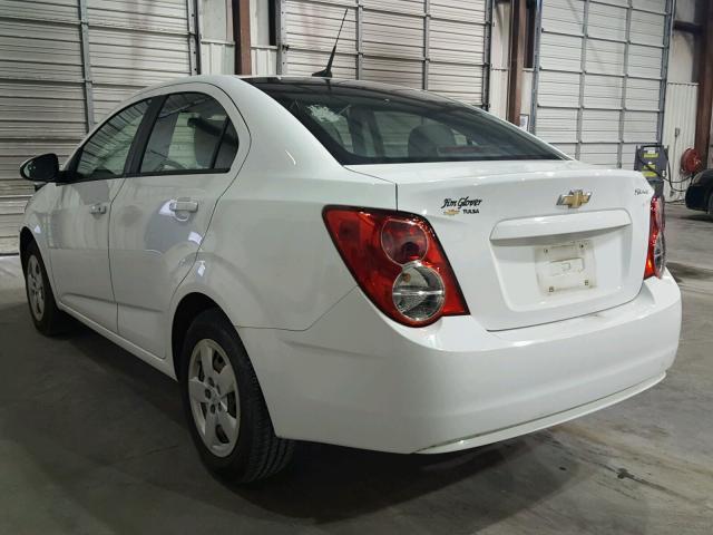 1G1JB5SH1E4119344 - 2014 CHEVROLET SONIC LS 白色 照片 3