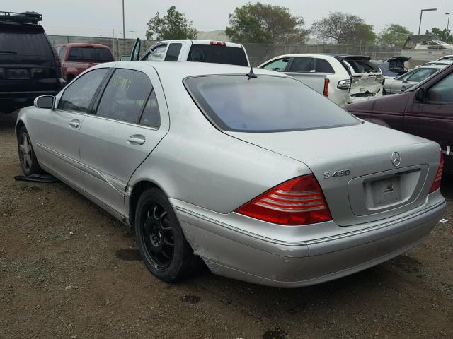 WDBNG70J45A453332 - 2005 MERCEDES-BENZ S 430 SILVER photo 3