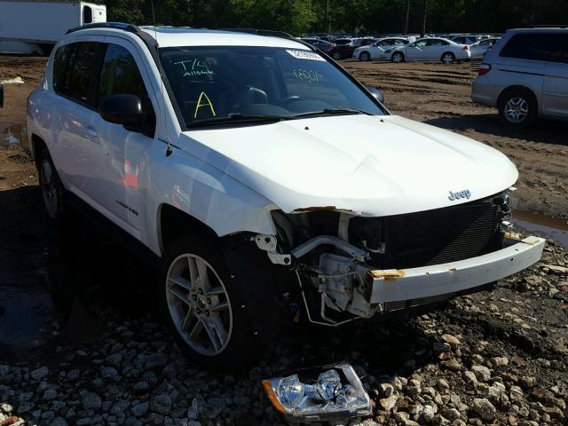 1C4NJDCB6DD190165 - 2013 JEEP COMPASS LI WHITE photo 1