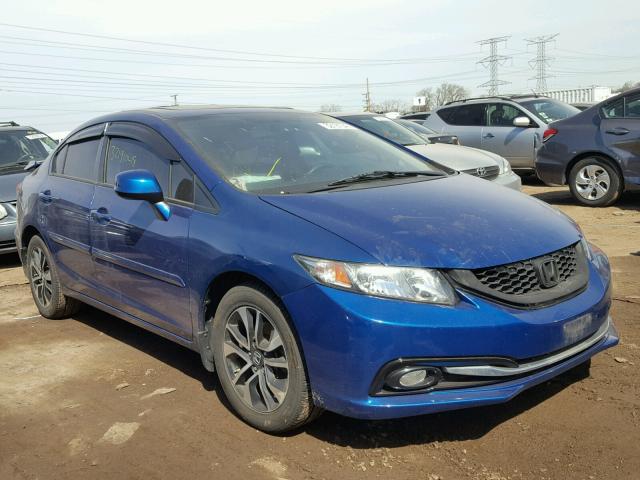 19XFB2F96DE014066 - 2013 HONDA CIVIC EXL 蓝色 照片 1