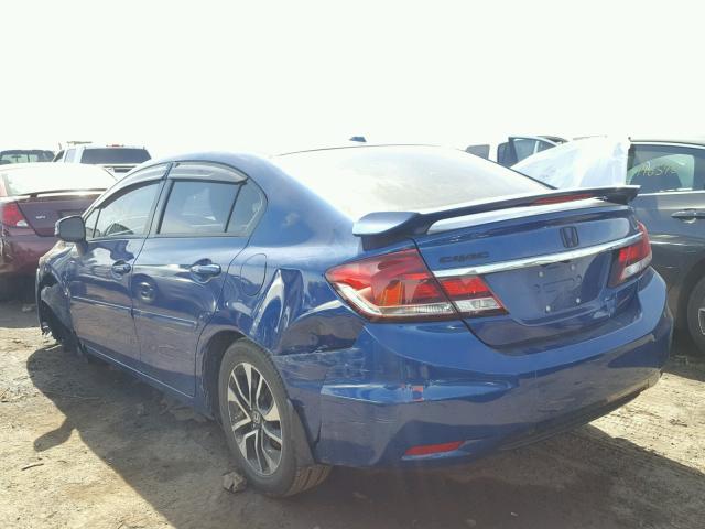 19XFB2F96DE014066 - 2013 HONDA CIVIC EXL 蓝色 照片 3