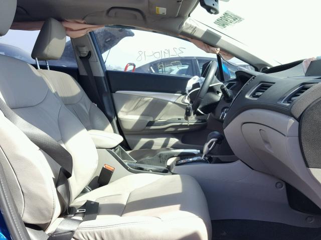 19XFB2F96DE014066 - 2013 HONDA CIVIC EXL 蓝色 照片 5