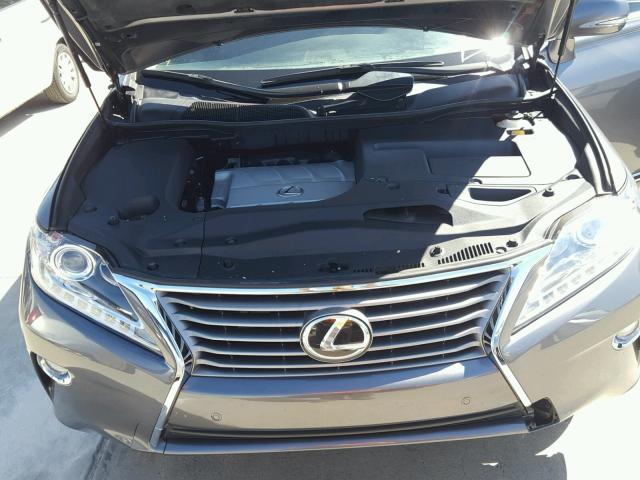 JTJBK1BA2E2460445 - 2014 LEXUS RX 350 CHARCOAL photo 7