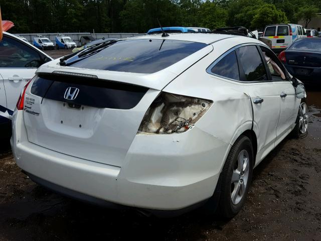 5J6TF1H39AL006695 - 2010 HONDA ACCORD CRO WHITE photo 4