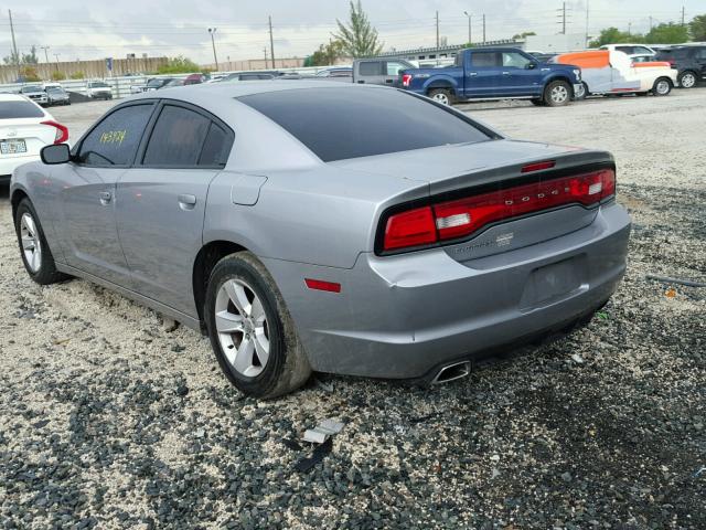 2B3CL3CG5BH532505 - 2011 DODGE CHARGER BLUE photo 3