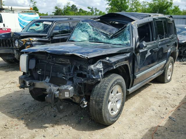1J8HH48K58C116807 - 2008 JEEP COMMANDER BLACK photo 2