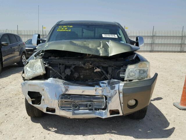 1N6AA07A54N573062 - 2004 NISSAN TITAN XE GREEN photo 9