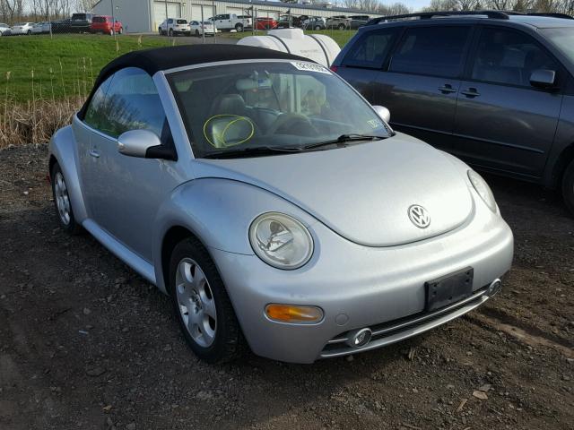 3VWCK21Y13M304346 - 2003 VOLKSWAGEN NEW BEETLE 银色 照片 1