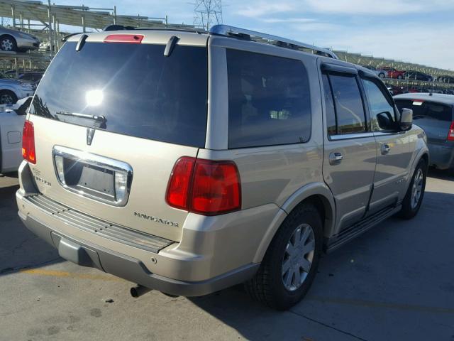 5LMFU28R74LJ14197 - 2004 LINCOLN NAVIGATOR 金色 照片 4