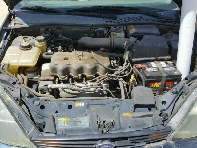 1FAFP33P43W295367 - 2003 FORD FOCUS LX BLUE photo 7