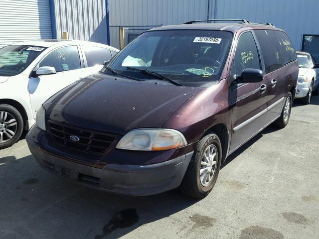 2FMZA5144XBC53586 - 1999 FORD WINDSTAR L BURGUNDY photo 2