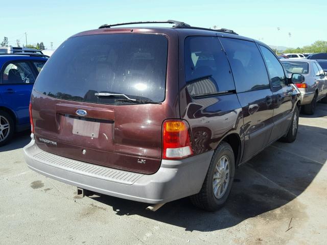 2FMZA5144XBC53586 - 1999 FORD WINDSTAR L BURGUNDY photo 4