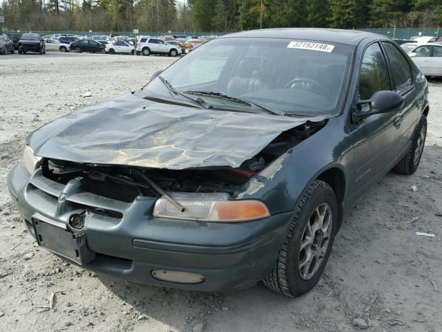 1B3EJ56H2YN250014 - 2000 DODGE STRATUS ES GREEN photo 2