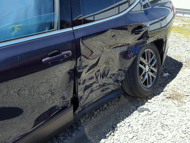 1GKKNMLS9JZ124655 - 2018 GMC ACADIA SLT ლურჯი ფოტო 9