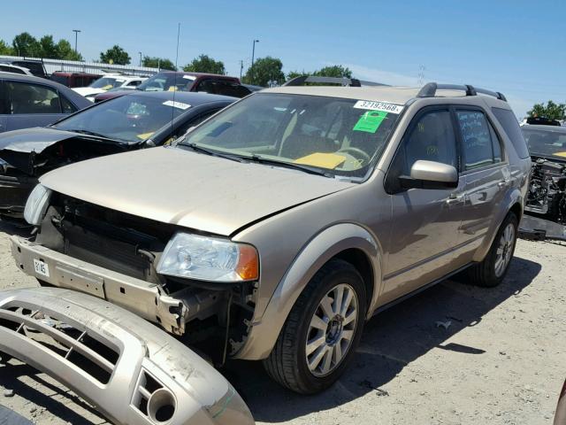 1FMDK06107GA01609 - 2007 FORD FREESTYLE TAN photo 2