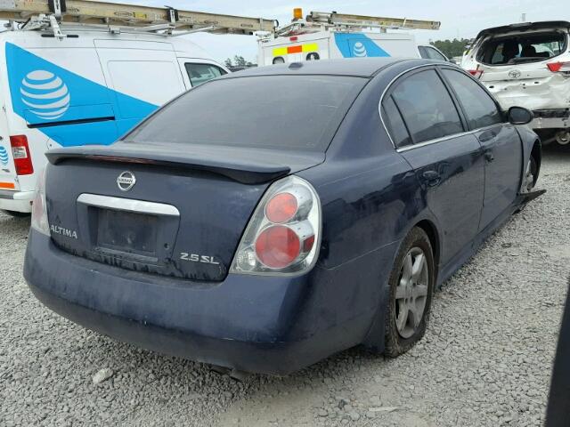 1N4AL11D66N400438 - 2006 NISSAN ALTIMA S BLUE photo 4