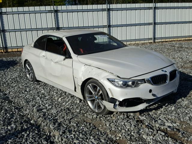 WBA3V5C56FP753452 - 2015 BMW 428 I WHITE photo 1