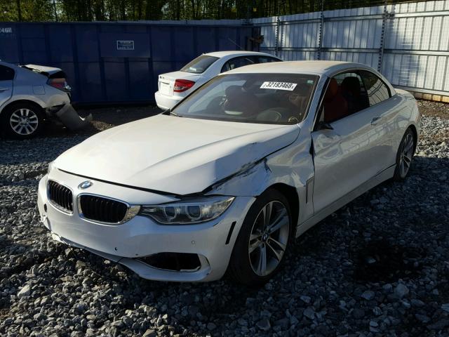 WBA3V5C56FP753452 - 2015 BMW 428 I WHITE photo 2