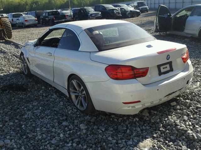 WBA3V5C56FP753452 - 2015 BMW 428 I WHITE photo 3