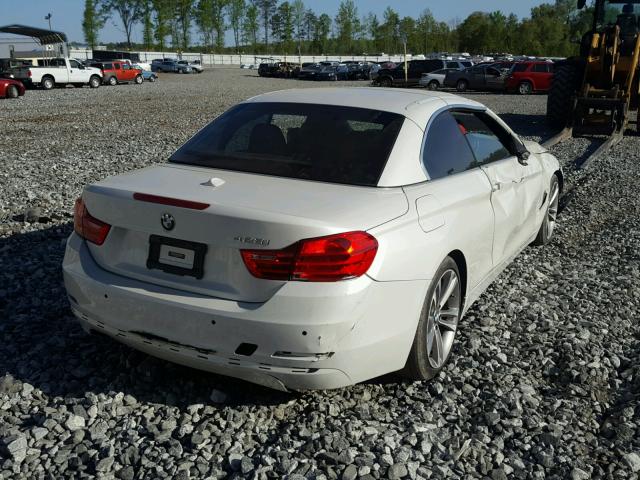 WBA3V5C56FP753452 - 2015 BMW 428 I WHITE photo 4