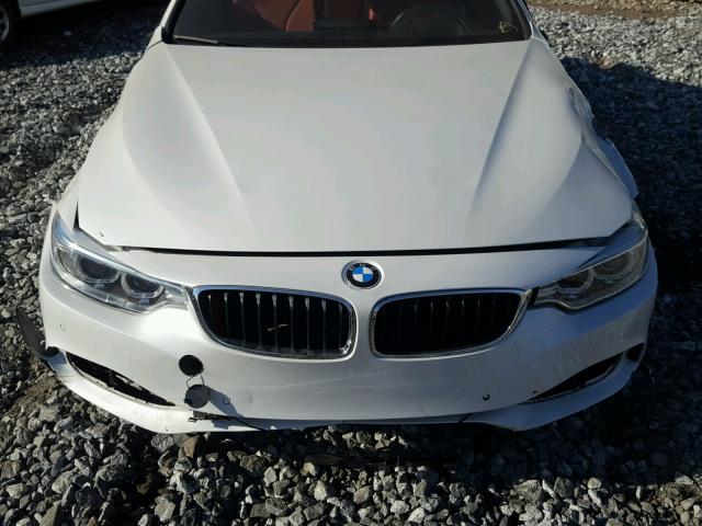 WBA3V5C56FP753452 - 2015 BMW 428 I WHITE photo 7